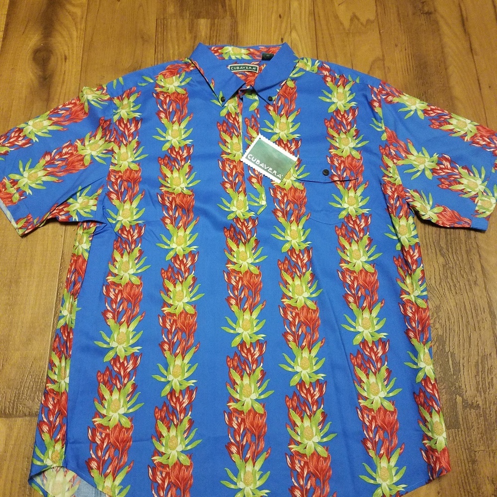 Cubavera Tropical Shirt Short Sleeve
